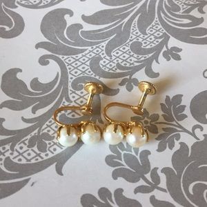 Vintage Pearl Earrings